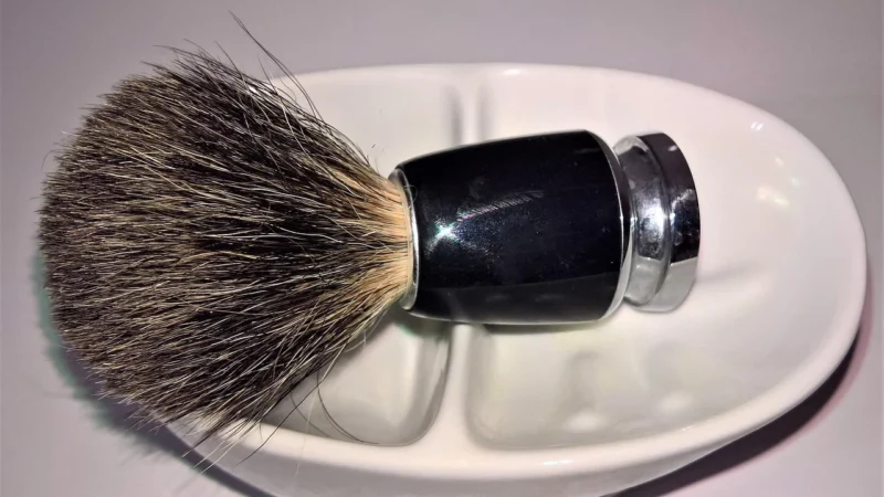 Activeshop Pędzel Do Golenia De Lux Włosie Z Borsuka