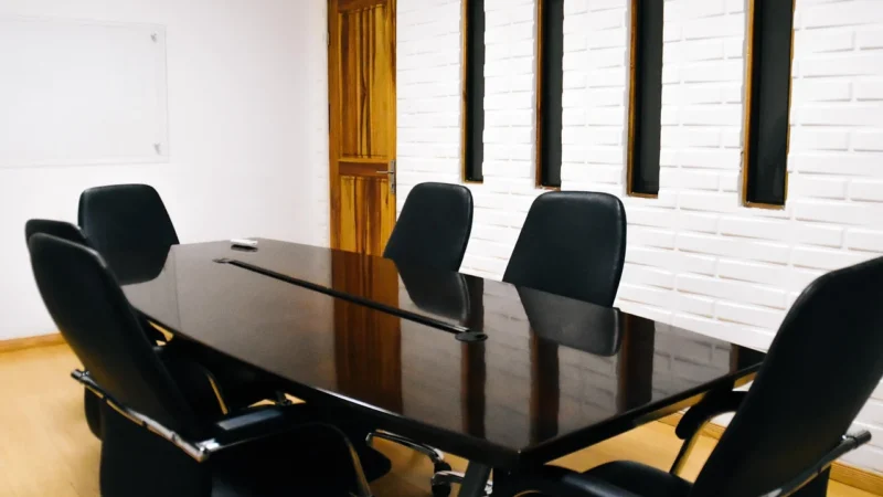 B2B Partner Zestaw Mebli Biurowych Double Segment, Biały / Dąb Bejcowany