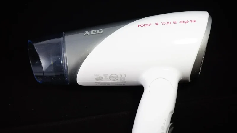 Gamma Piu TURBOSTAR Czarna Suszarka do włosów z dyfuzorem