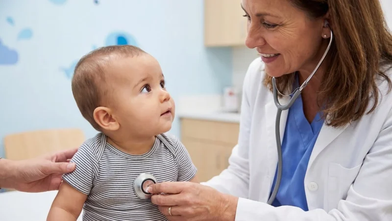 Little Doctor Stetoskop Pediatryczny Prof-Ii Dwugłowicowy Żółty